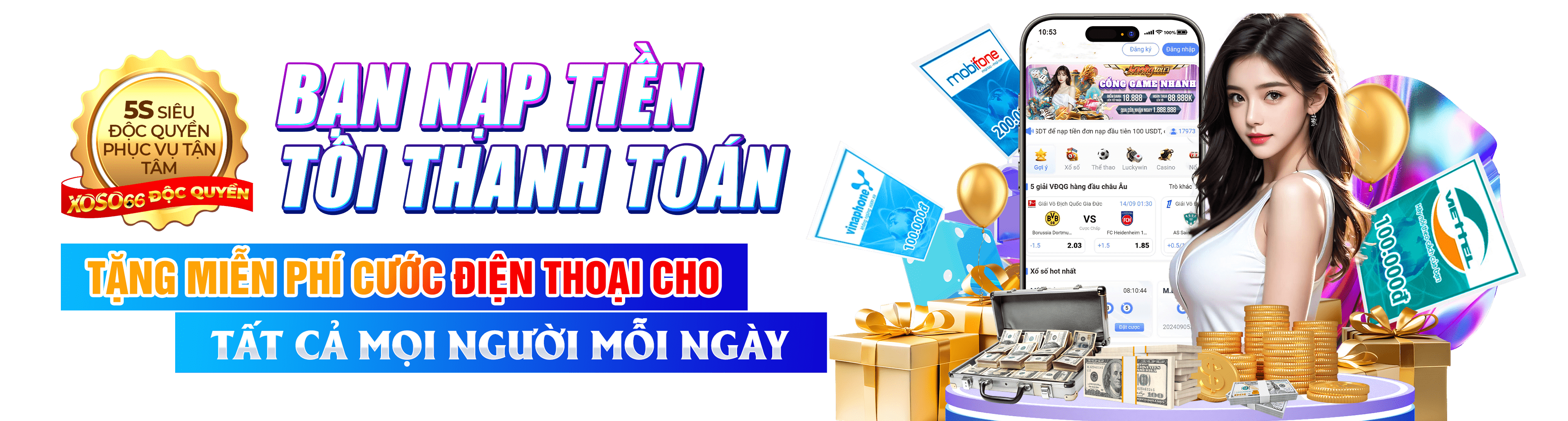 Hình ảnh quảng cáo của 888new hiển thị nền tảng và các lợi ích