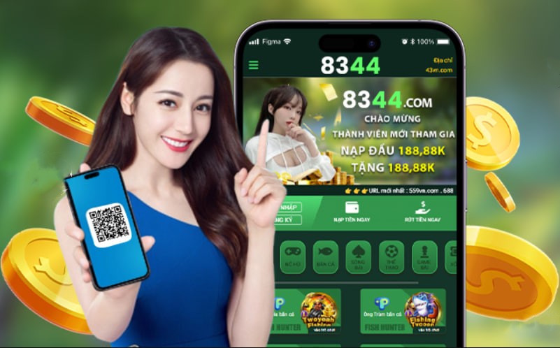 Hình ảnh quảng cáo của 888new hiển thị nền tảng và các lợi ích