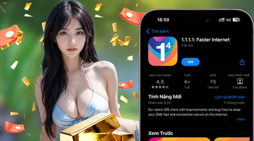 Hình ảnh quảng cáo của 888new hiển thị nền tảng và các lợi ích
